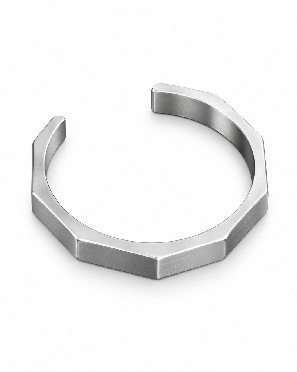 Titan Edge Hex Cuff Bracelet