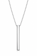 Vertical Bar Pendant Necklace
