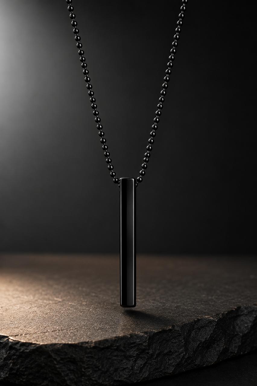 VERTICAL BAR PENDANT NECKLACE