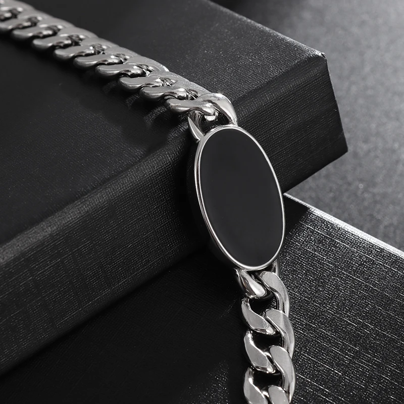 Midnight Onyx Chain Bracelet