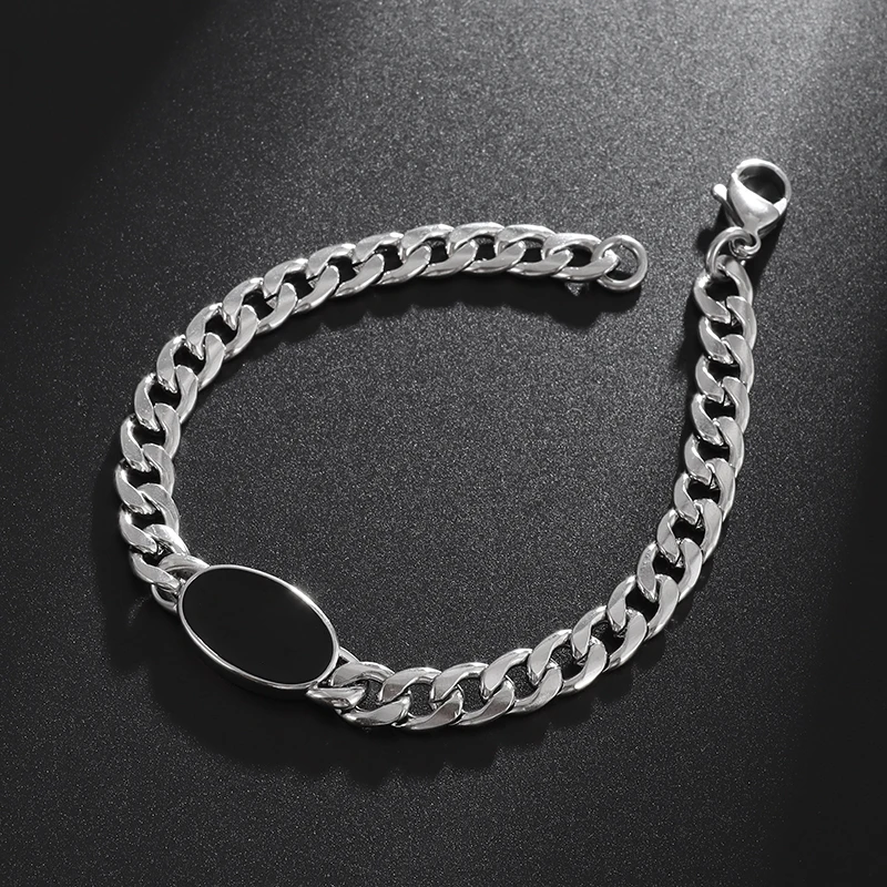 Midnight Onyx Chain Bracelet